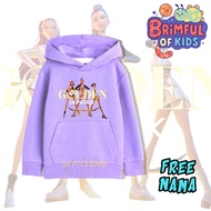 KPOP DEMON HUNTER Kids Hoodie Jacket/HUNTRIX GOLDEN KIDS JACKET