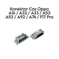 CONNECTOR CAS OPPO A52/A16/A92/A32/A33/A53 2020/F17/F17 PRO - RELME 6/6I/6 PRO/7/7I/7 PRO/C17 PRO/A1