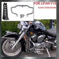 Suitable FOR Lifan V16 Motorcycle Modified Stainless Steel Bumper Guard Bar V16plus Engine Hood V16s