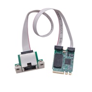 【Latest model】M. 2 A+ E 2.5Gb Network Adapter RTL8125BG Chip RJ45 COM Port Gigabit Ethernet LAN Card