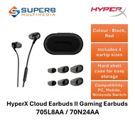 HyperX Cloud Earbuds II Gaming Earbuds  705L8AA RED / 70N24AA BLACK