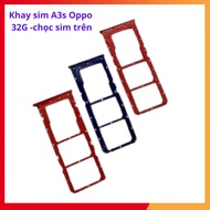 Oppo 32G A3s sim tray with sim card on just updated