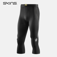 Skins | Fleece Lined Compression Trousers 3/4 Length