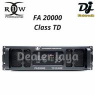 Power Amplifier RDW FA20000 / FA 20000 Class TD - 2 channel