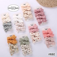(set Of 4pcs) Hair clips | Hair band | Premium imported girls' baby children's QUIN NAC catalogue