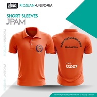 [READY STOCK] TSHIRT KADET PERTAHANAN AWAM SEKOLAH APM COLLAR DAN GRIP FABRIK COTTON SEJUK DAN LEMBU
