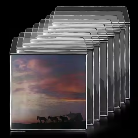 Useful 7/10/12 inch Vinyl Records Sleeve Resealable Thickened LP Record Cover Vinyl Outer Sleeves Re
