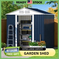 Outdoor Storage Garden Backyard Shed Metal Garden Storage setor laman Besar outdoor Garden Shed Cabi