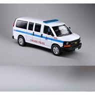 596 1/64 Chicago Police Department painted alloy car model NYPD LASD LAPN