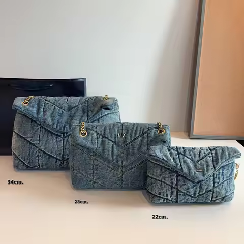 Crossbody designer bag 3 sizes LouLou shoulder bag black golden chain bags designer women bag luxury