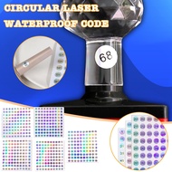 1-500 Number Sticker Round Laser Waterproof Coding G6D8 Label