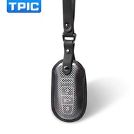 Real Carbon Fiber Car Key Case For Audi A4 A5 B8 B9 A6 C6 C5 C8 A1 Q3 A3 8I 8P A7 Q7 4M RS3 Cover Fo