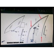 RUBBER RUN CHANNEL REL GLASS FRONT REAR DOOR WINDOW CRV RD GEN 2