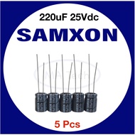 220uf25v capacitor 220uf/25v 25v220uf 1 Set There Are 5 Pieces.