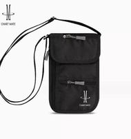 LR กระเป๋าใส่พาสปอร์ต RFID แบบห้อยคอ ปลอดภัย กระเป๋าใส่เอกสารการเดินทาง รุ่น WLP-230 (W4-023) PASS จ