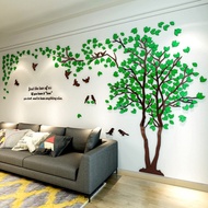 3D Tree Acrylic Mirror Wall Sticker Decals DIY Art TV Background Wall Poster Home Decoration Bedroom