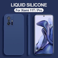 Mi 11T Pro Mi11T Pro Case Square Liquid Silicone Soft Phone Cover For Xiaomi 11T Pro Mi 11T Mi11T Pr