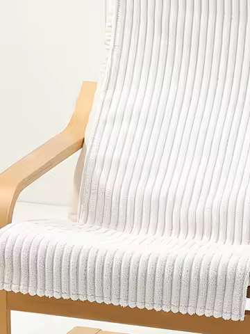 Non-Slip Plu Winter Single Sofa Cuion Boon Chair Cover Fabric Sofa Chair Pad Case Cover Soft Velvet 