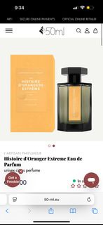 l'artisan parfumeur histoire d'orangers extreme