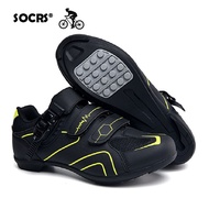 SOCRS Professional Cycling Shoes for Men High Quality Speed Shoes MTB Men Road Mountain Bicycle Shoes Non-locking Men Sneakers Outdoor Rubber Sole Non-slip MTB Bike Shoes Shimano Kasut Basikal Kasut Size 37-46 {Free Shipping}