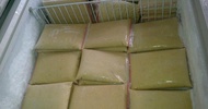 Daging Durian Medan Kupas isi 1 Kg Tanpa Biji - Duren Asli