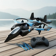 K500 MAX Fighter Jet RC Toy: 360° flips, altitude-hold hovering & remote control airplane  Jet Kawal