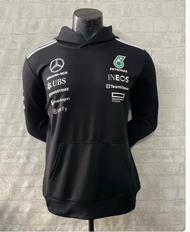 เสื้อสเวตเตอร์แขนยาวแบบสวมหัว Mercedes AMG F1 Racing Hamilton Russell 2025 ใหม่ เสื้อผ้า F1 สำหรับแฟ