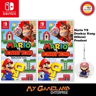 Nintendo Switch Mario VS Donkey Kong + Official Pendant (English/Chinese)