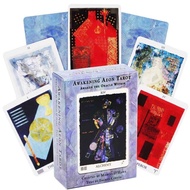 9 * 6cm Awakening Awakening Tarot English Board Game Card Game Awakening Aeon Tarot Transparent Spec