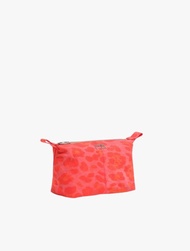 BIMBA Y LOLA - PINK LEOPARD NYLON TRAPECIO MAKE-UP CASE