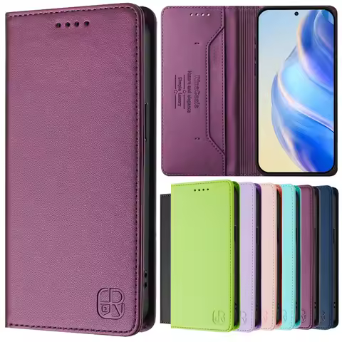 Luxury Anti-thef Wallet Flip Cover Phone Case For Sharp Aquos Sense 9 Plus R9 Pro Wish4 Coque Leathe