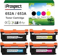 iPROSPECT 652A Remanufactured Toner Cartridge 4 Pack Replacement for HP 652A CF320A CF321A CF322A CF