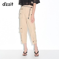 Dzzit Earth Summer New Style Loose Sports Lightweight Overalls Casual Pants Women 3C2Q4141N