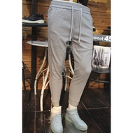 Elastic Waist Sweatpants Trendy All-Match Pants Autumn New Style Slim-fit Slimmer Look Cuffed Sweatp