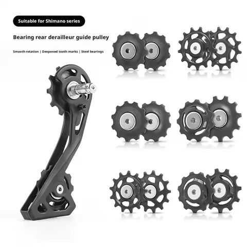 Bike Rear Derailleur Jockey Wheels Compatible with Shimano XTR XT SLX Deore Ultegra 105 MTB Road Bik