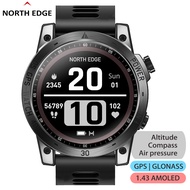 North Edge CROSS FIT3 GPS Watch AMOLED Screen Compass Barometer Altimeter 50m Waterproof Outdoor Spo