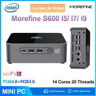 MOREFINE S600 I9-12900H I5-12450H I7-12650H Mini PC Gamer Computer PCIE 3.0 M.2 NVME WiFi6E BT5.2 Tr