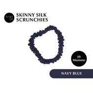 SUTRA SILK Skinny Silk Scrunchies 19 Momme