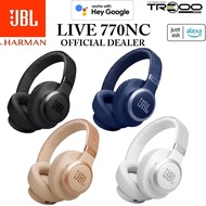 JBL Live 770NC Bluetooth NoiseCancelling OverEar Headphone with Mic