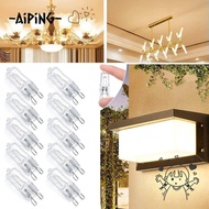 AIPING1 10pcs Halogen Light Bulbs, 220V Energy Saving Filament Lamp,  G9 25W/40W/60W High Temperatur
