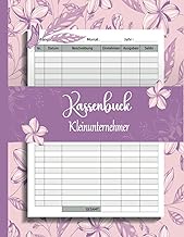 kassenbuch kleinunternehmer: Buchhaltungsbuch buch fuer Kleinunternehmer, Selbststaendige, Vereine, 