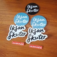 Iksan SCOOTER STICKER PACK / Musician Stickers / Indie Band Stickers