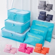 Specool® Traveller Travel Pouch Organizer Bag 6pcs Organiser 6 In 1 Bag Storage Travel Luggage Organiser
