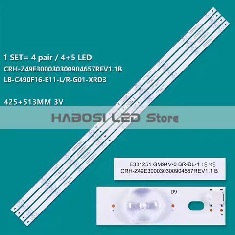 8pcs/Kit PH49U21 PH49F30 PH49F30 PTV49F68 CRH Z49E300030300904657REV1.1 I B LB C490F16 E11 L G01 XRD