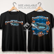 2024 fashion  Channa Pulchra Predator Fish Aquascape Fish Chana Keeper Tshirt Cotton Combed 30s Men's And Women's Clothes - 4689