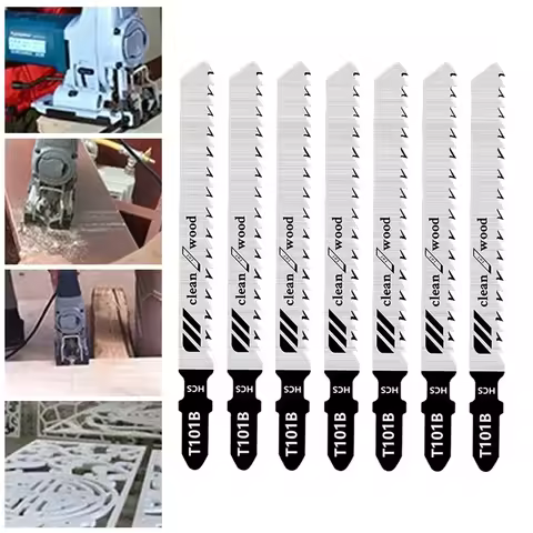5PCS Saw Blades T101B Down Cutting Laminates Veneers HCS Fit Power Tools For Dremel Multitool Serra 