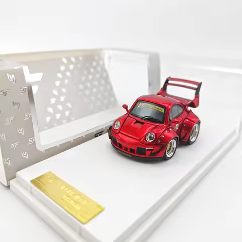 SJF 1:64 Porsche RWB Wide body Firebird Q Car Limited Edition Resin Car Model