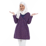 AQEELA Nursing Kimono T-Shirt - Purple (ai963f)