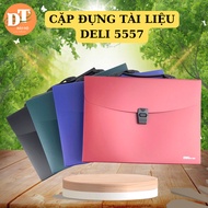 Deli 5557 12-compartment documentbag (5557 rough book handlebag) - Genuine DELI product