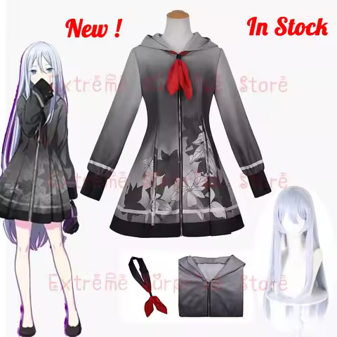 3RD Yoisaki Kanade Cosplay Costume Dress Wig Outfits for Party Set Anime Project Sekai Colorful Stag